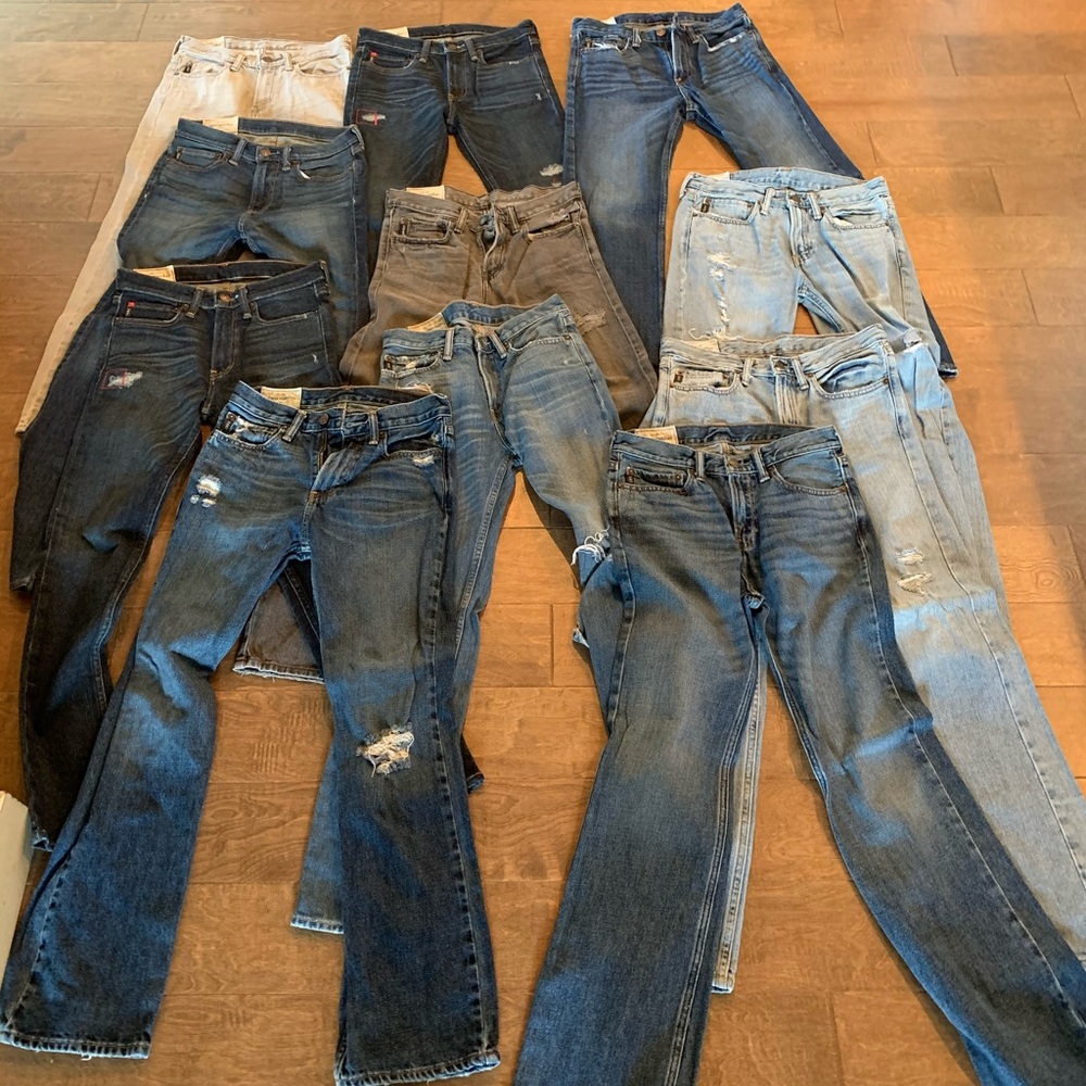 Abercrombie Kids Boys Size 16 Slim Denim Jeans